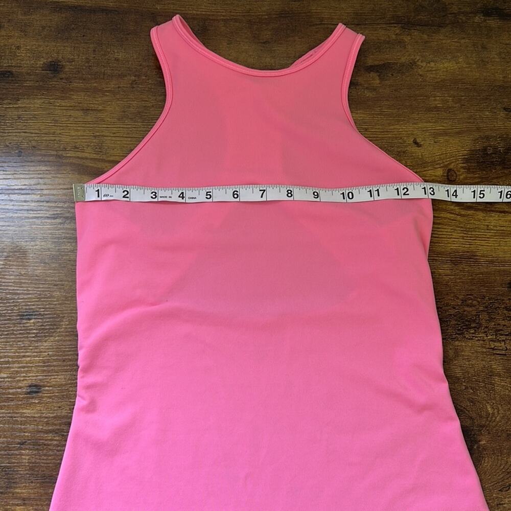 Pink Athleta Contemplation Cut-Out Racerback Tank Top - Picture 4 of 8